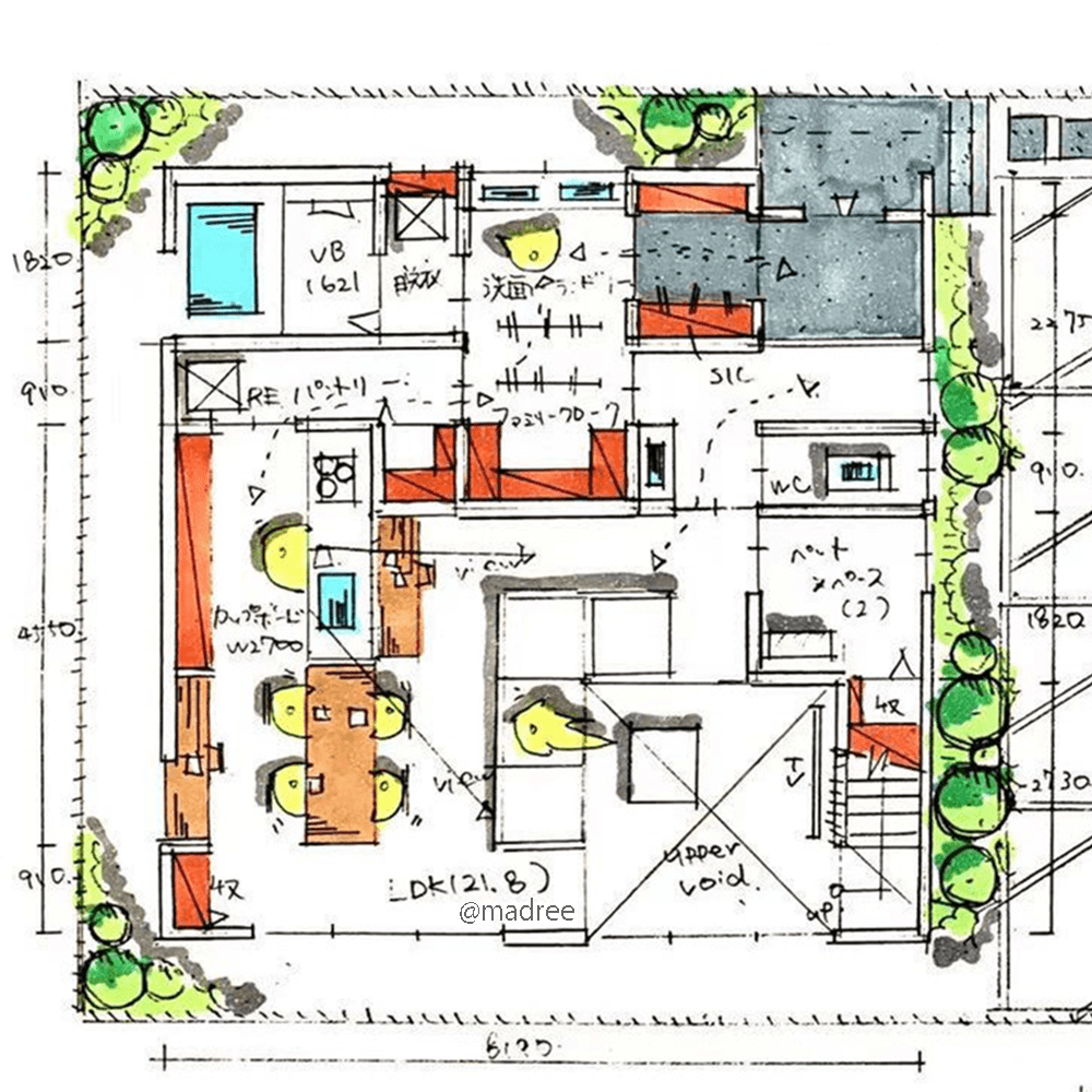 清潔を保つ帰宅後動線、動物アレルギーでもペットと快適に暮らす家