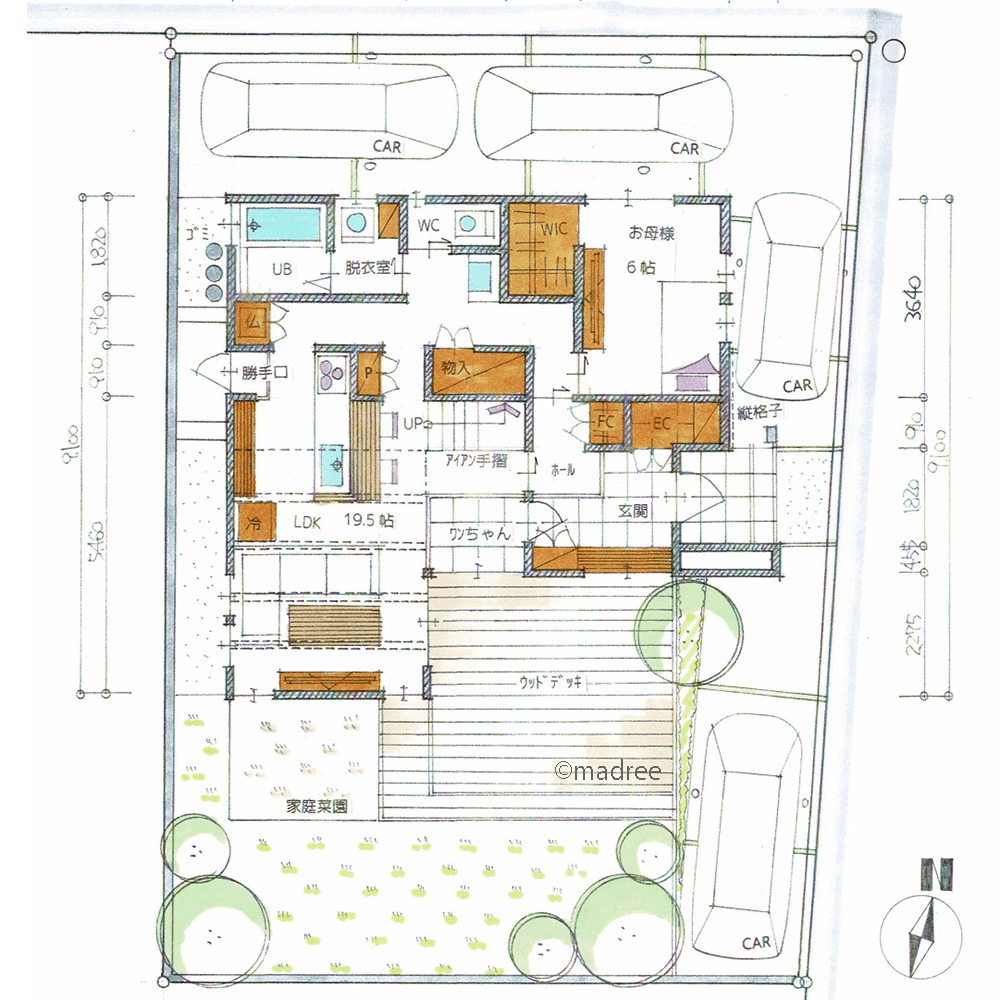 生活リズムのズレは別動線でカバー、家族も犬も伸びやかに過ごす二世帯住宅
