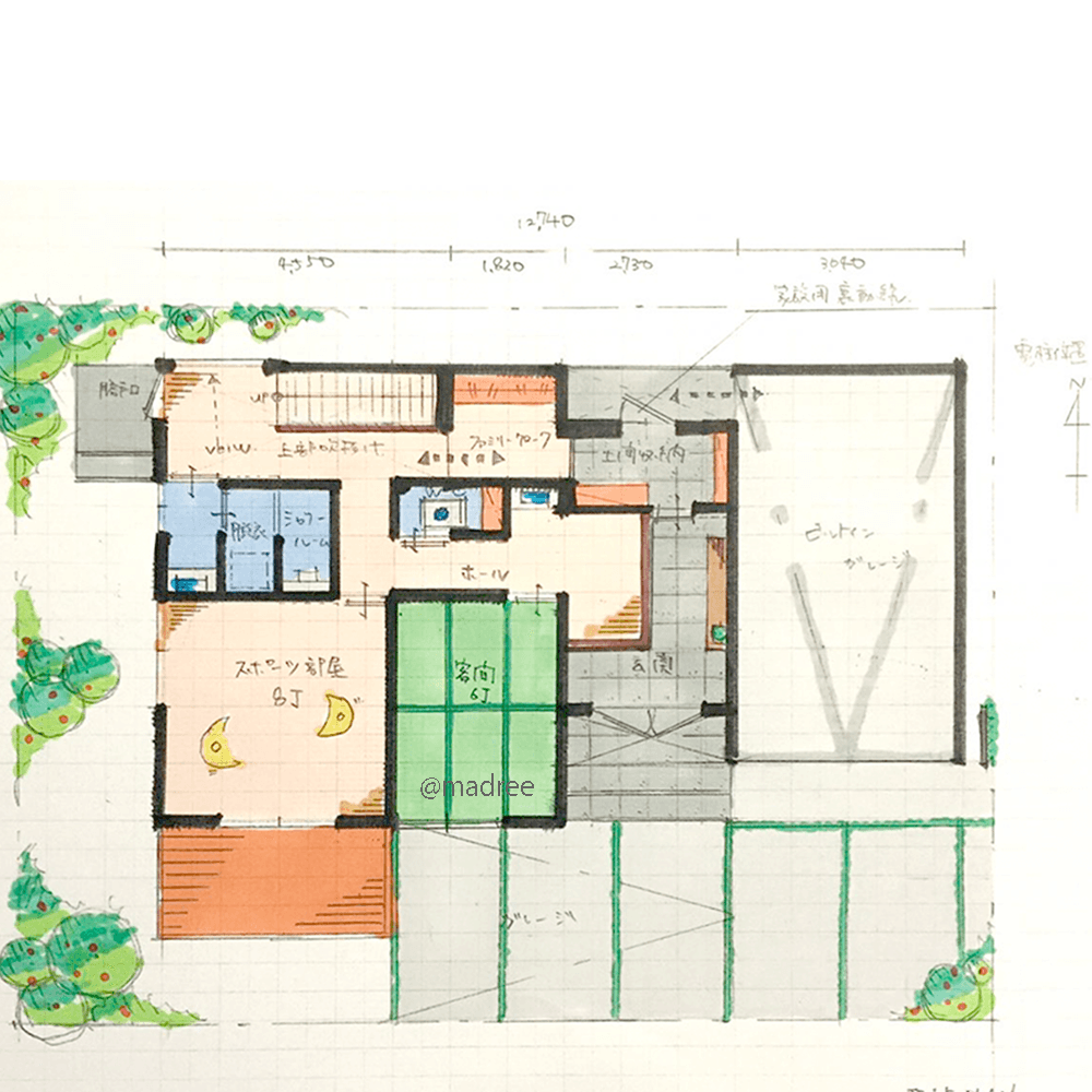 家族で楽しくおうちエクササイズ、猫もキャットウォークでのびのび過ごす家
