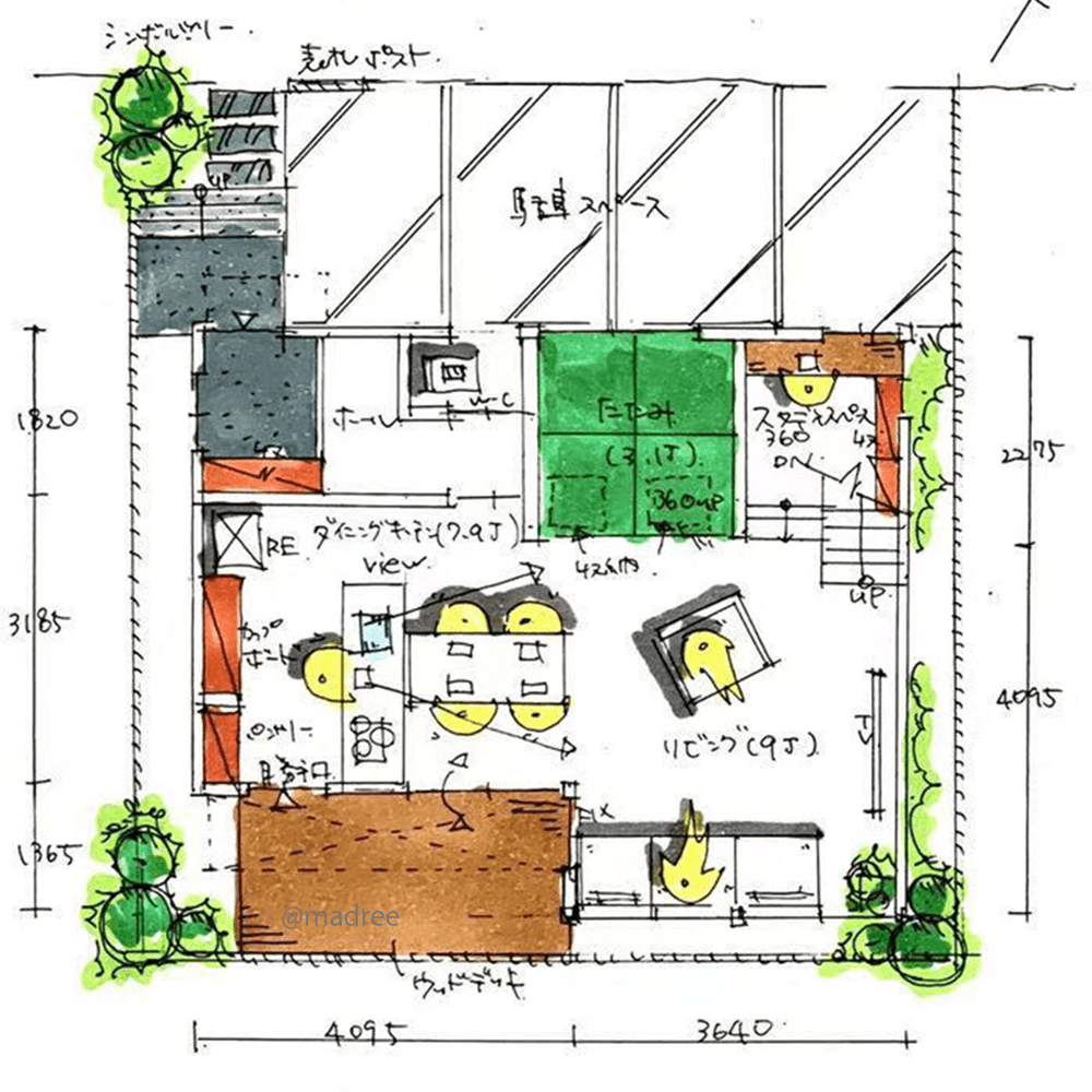 家族とのおうち時間を重視、南側の緑地を借景した伸びやかなリビングの家