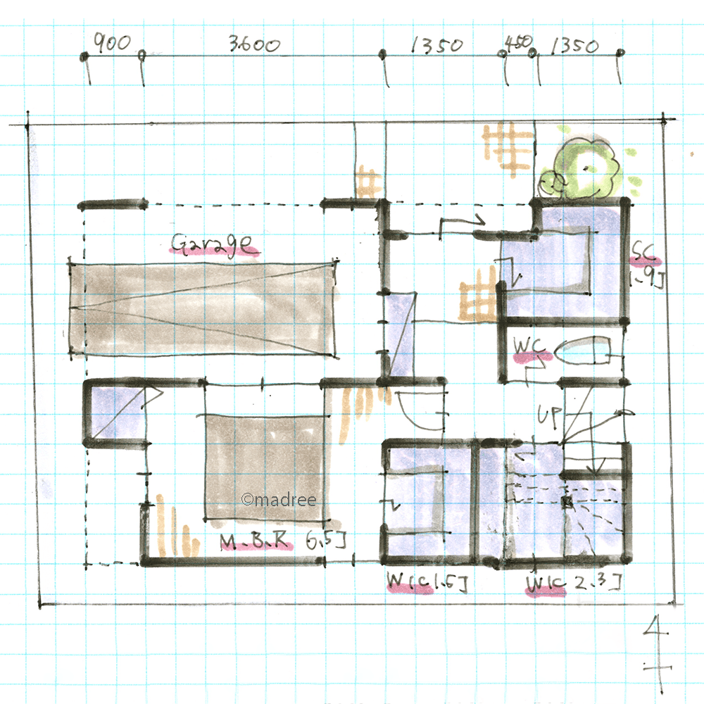 コンパクトでもスッキリな充実収納、近隣を気にせず屋上テラスでアウトドア時間過ごす家