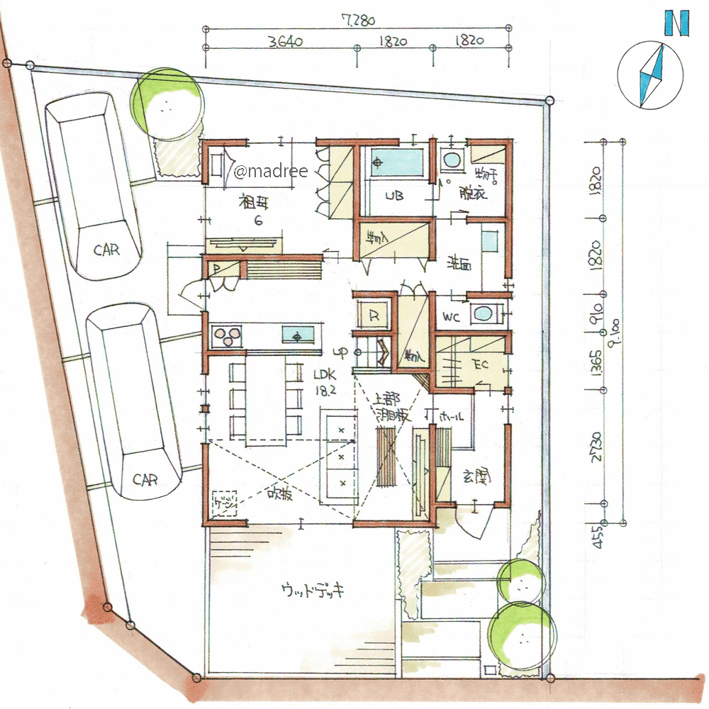 育児も介護も家族で協力、気兼ねない共有空間で過ごす三世帯住宅