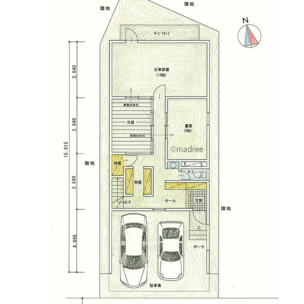 水廻りとファミクロを一体化、光と風の抜ける多目的な洗濯空間のある家